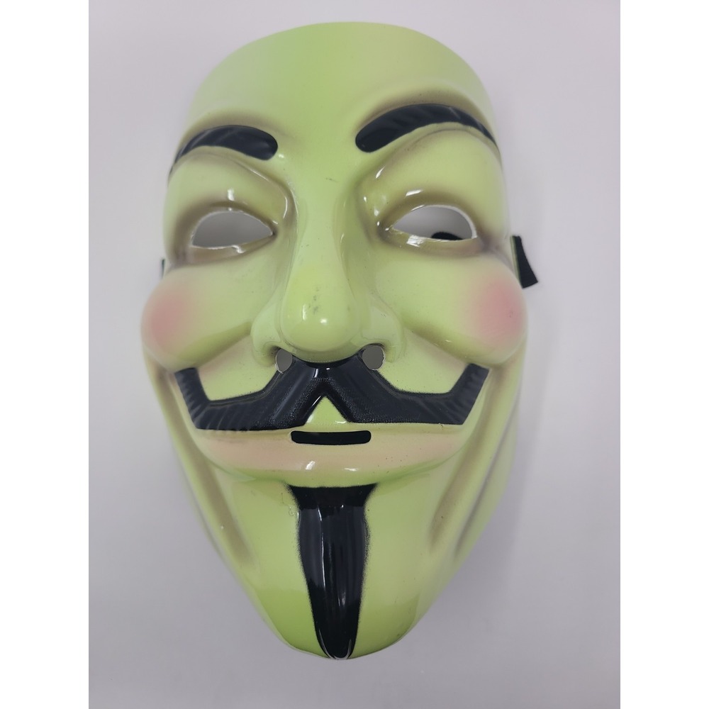 Rubie's V for Vendetta Deluxe Mask Adult Unisex One Size Beige Black